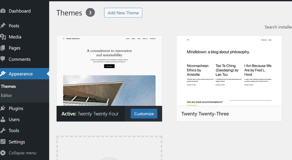 Wordpress Themes